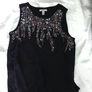 Zara sequined tank top